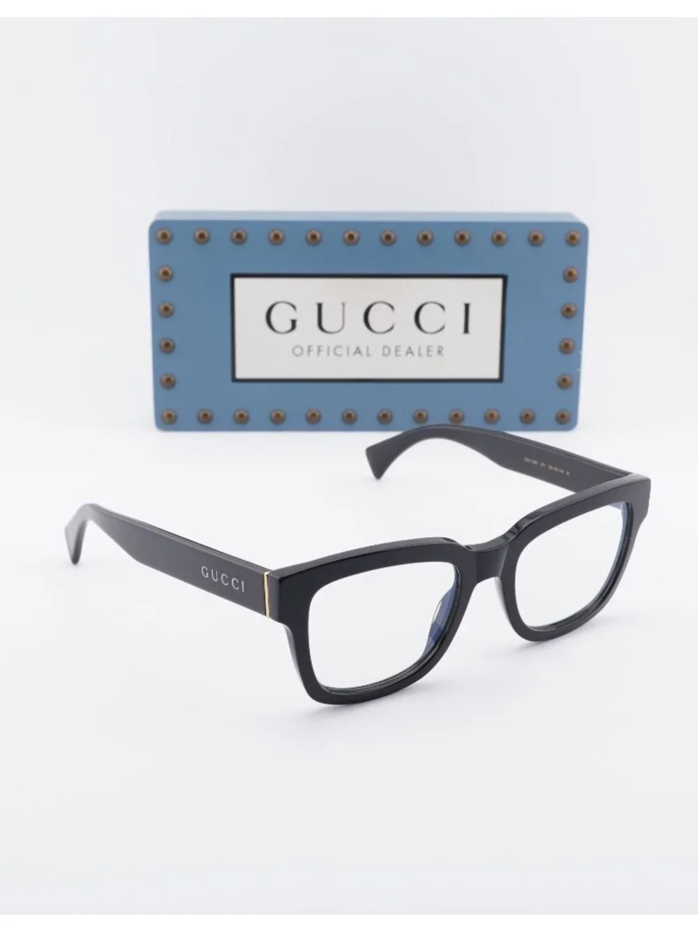 Gucci GG1138S 001 Square Sunglasses – Black / Clear to Grey Photochromic